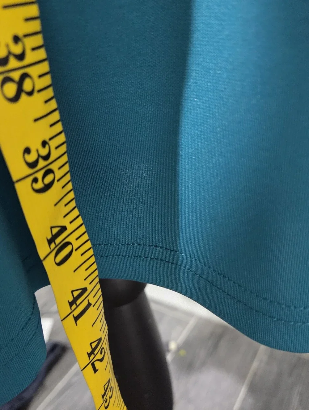 Bob Mackie Wearable Art Teal Long-Sleeve Midi Dress Size M